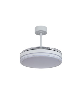 LUNA  S * VENTILADOR PEQUEÑO LED - BLANCO